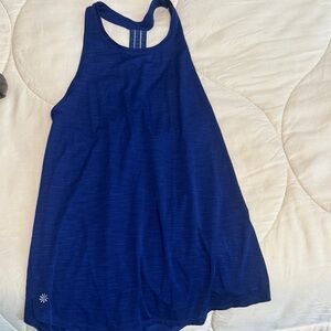 Athleta Racerback Navy Tank Top